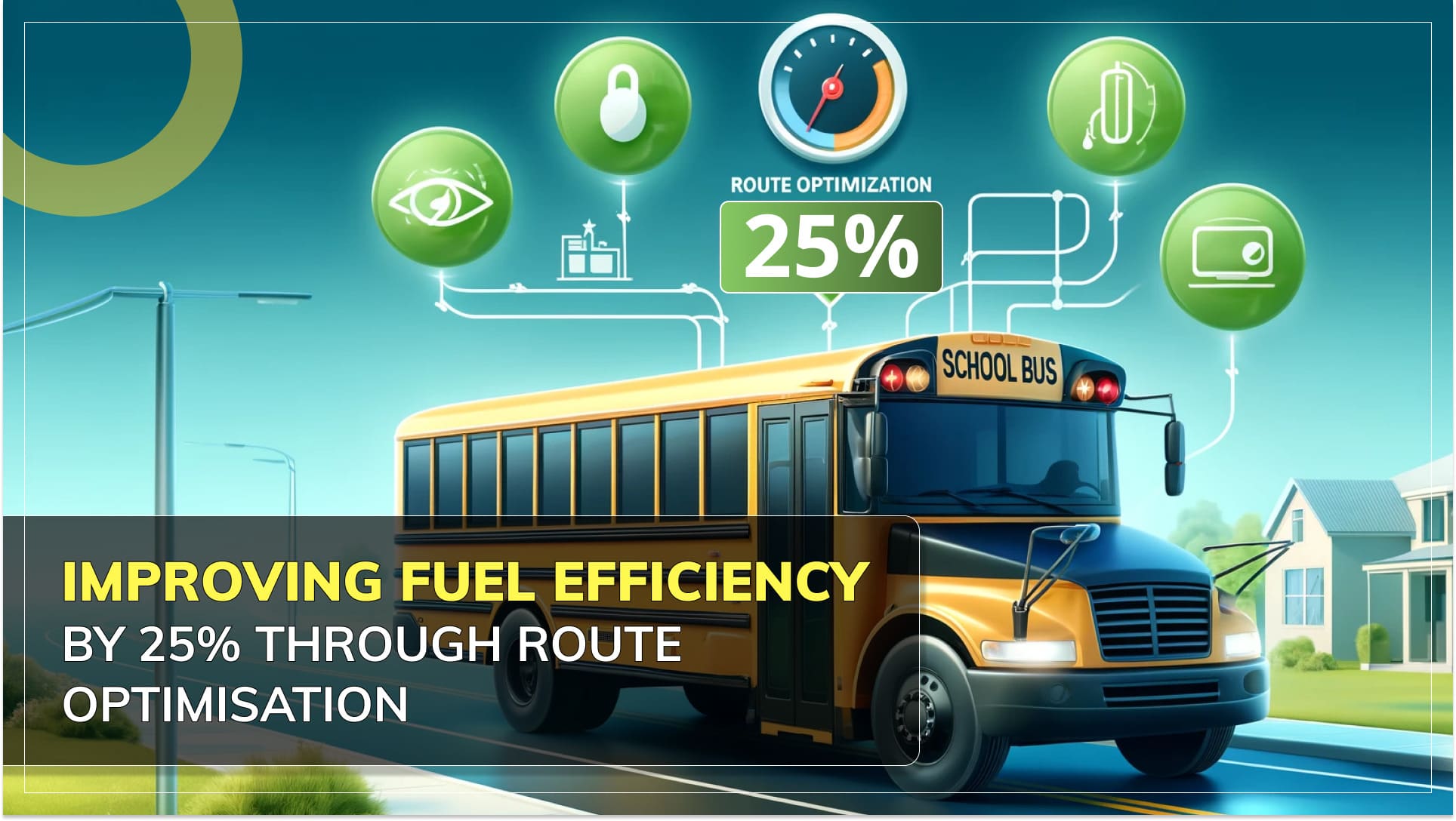 Improve Fuel Efficiency by 25% in School Commute through Route Optimization