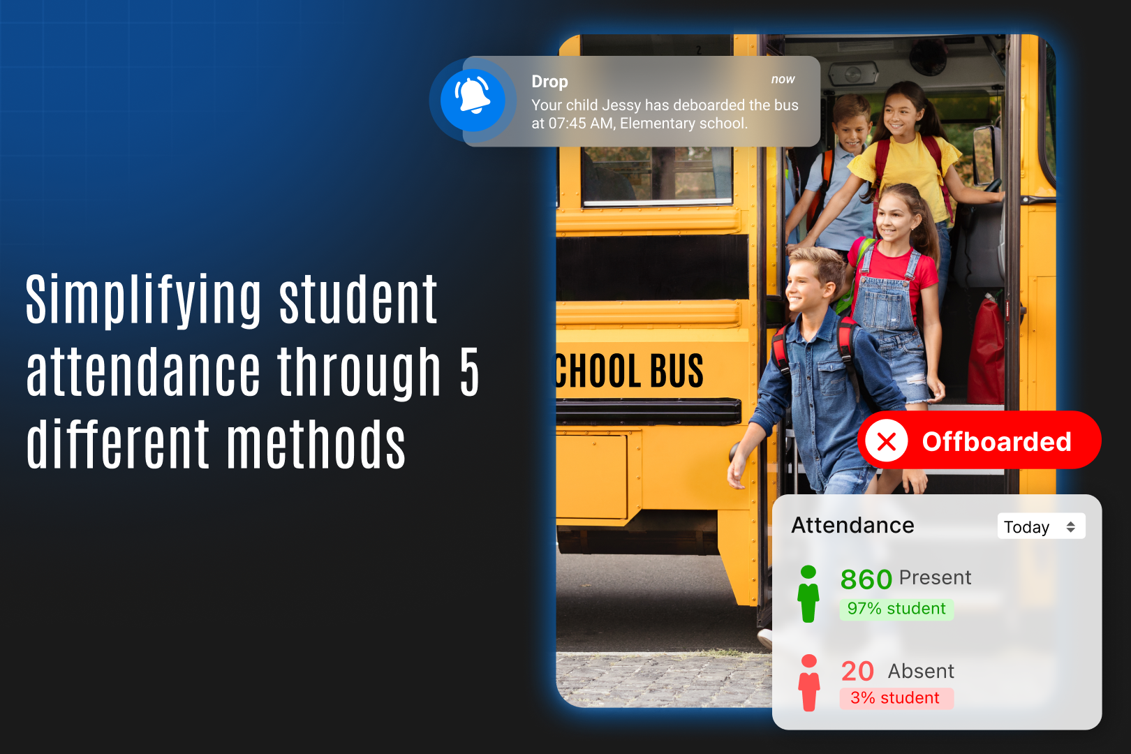 How SmartBus Simplifies Student Attendance with 5 Different Methods