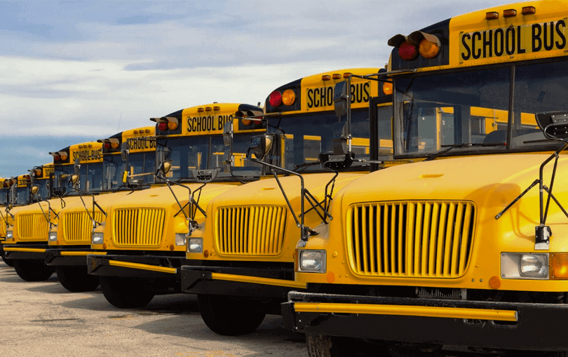 Safety features of a school bus