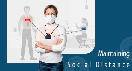 Personal tracker and proximity solution for safer work environment during COVID-19