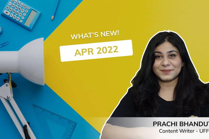 What’s new for the month of April?