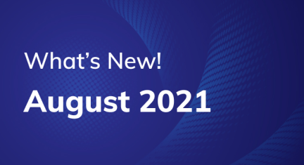 Updates for the month of August!