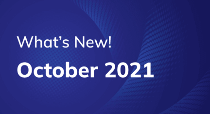 Updates for the month of October!