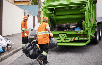 waste trailer mobile