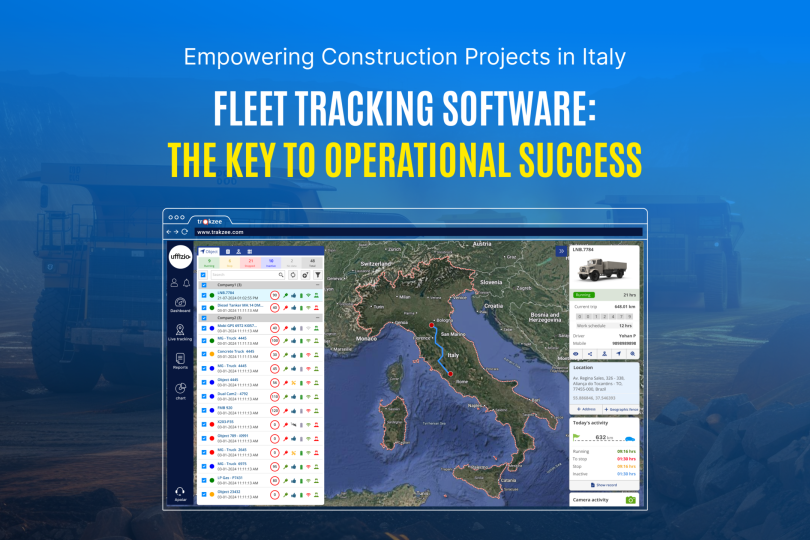 How Can a Construction Company in Italy Benefit from Fleet Tracking Software?